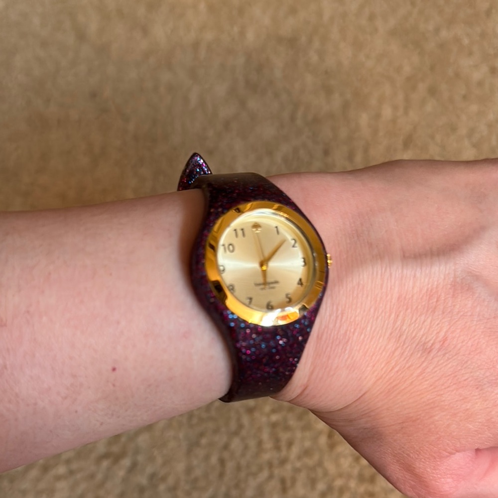 KATE SPADE ♠️ Purple Glitter Watch